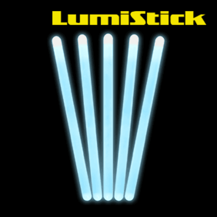 12 Inch Jumbo Light Sticks - Aqua