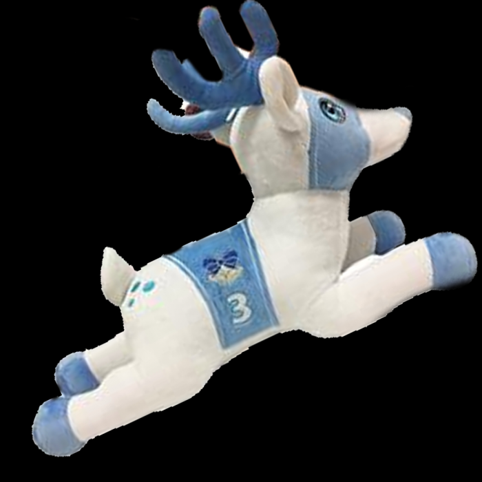 white reindeer plush