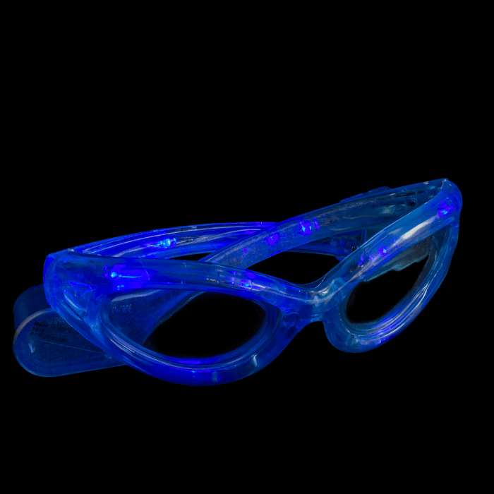 LED Light-Up Sunglasses - Blue