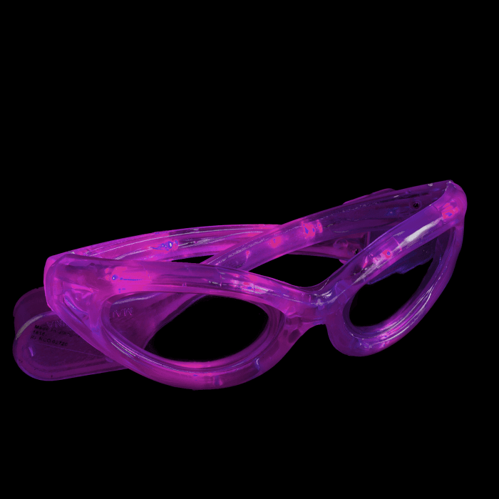 LED Light-Up Sunglasses - Purple