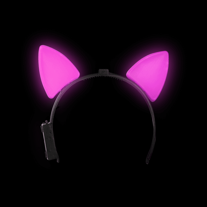 Light-Up Cat Ears Pink