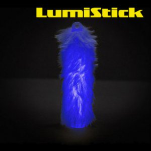 6'' Fuzzy Glow Sticks - Blue