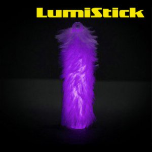 6'' Fuzzy Glow Sticks - Purple