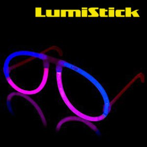 Glow Eyeglasses - Aviator - Bi Blue/Pink