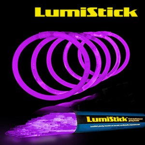 8 Inch Glowstick Bracelets - Purple