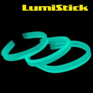 8'' Twister Glowstick Bracelets - Aqua