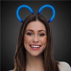 Glow Bunny Ears - Blue