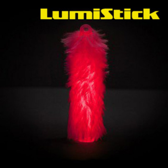 6'' Fuzzy Glow Sticks - Red
