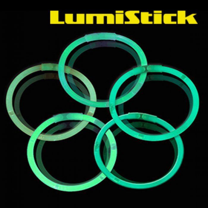 9 Inch Glow Stick Bracelets - Green