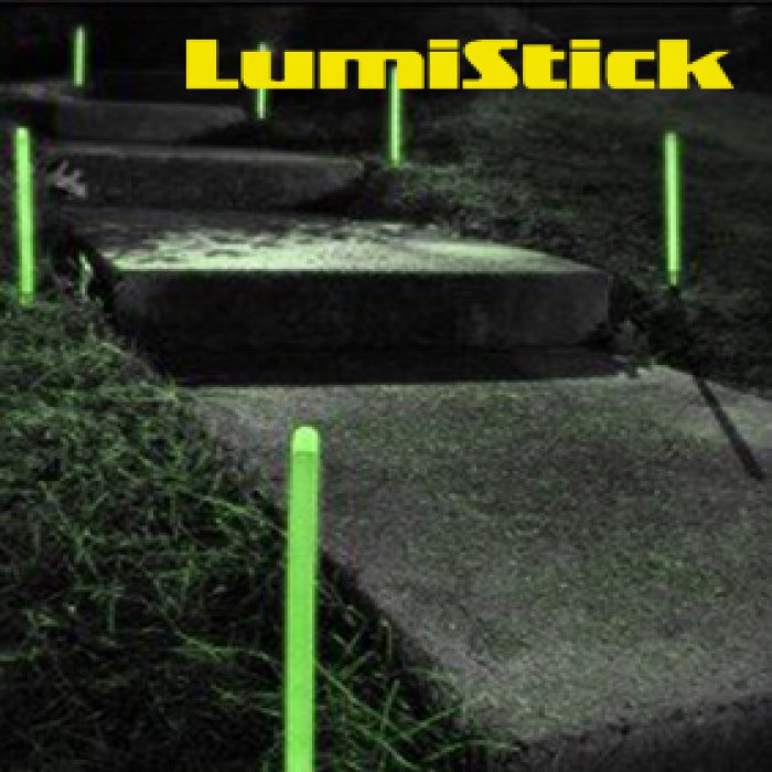 12 Inch Glowing Ground Stakes - Green