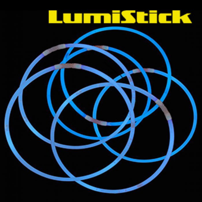 20 Inch Glow Stick Necklaces - Blue