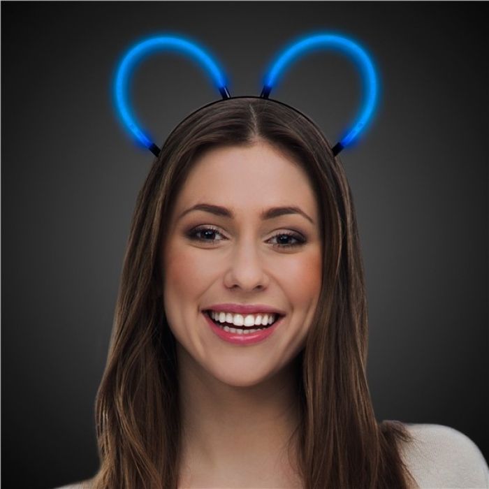 Glow Bunny Ears - Blue
