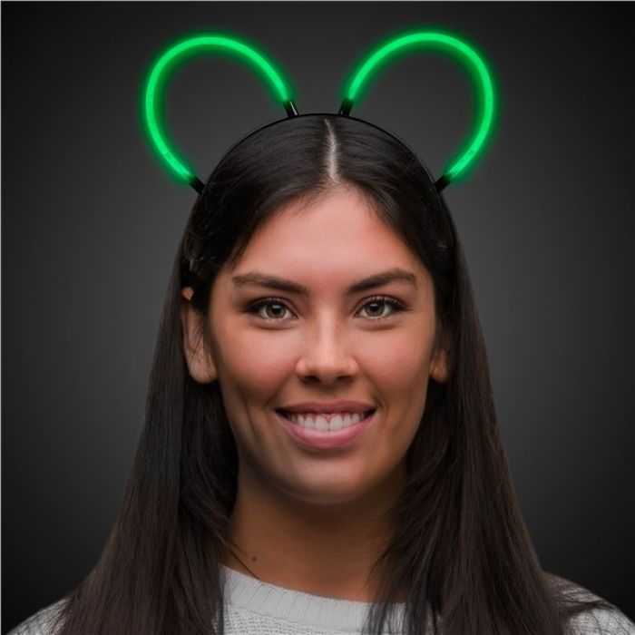 Glow Bunny Ears - Green