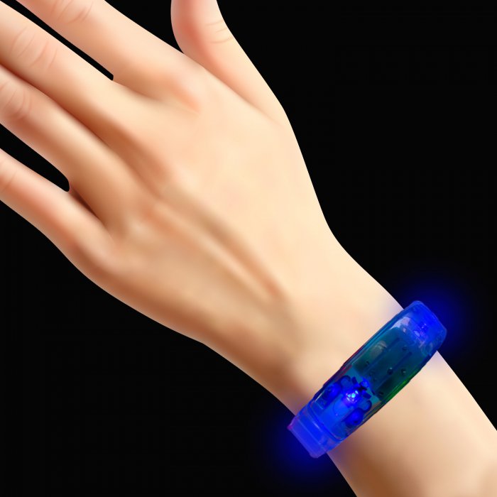LED Flashing Bracelet - Blue
