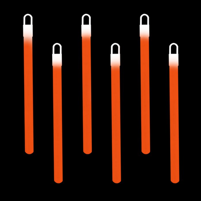 6 Inch Glowsticks - Orange