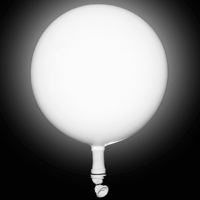 LED Light Up 14 Inch Blinky Balloons - White