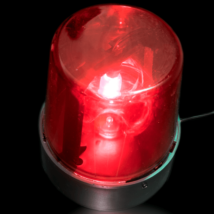 Rhode Island Novelty 7-Inch Red Police Beacon Light 