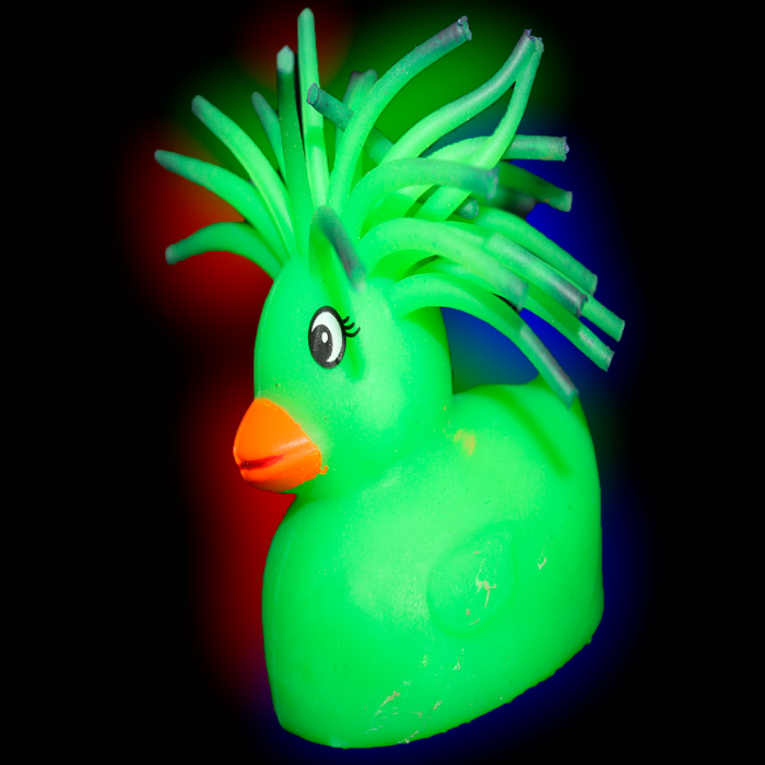 Flashing Puffer Duckies- Green
