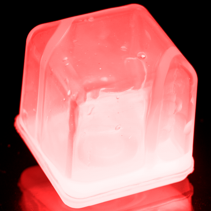 LED Light Up Ice Cubes - Red