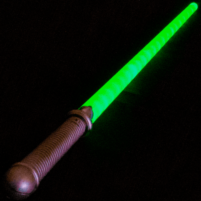 LED Light-Up 28 Inch Fourth of July Toy Magic Saber Sword