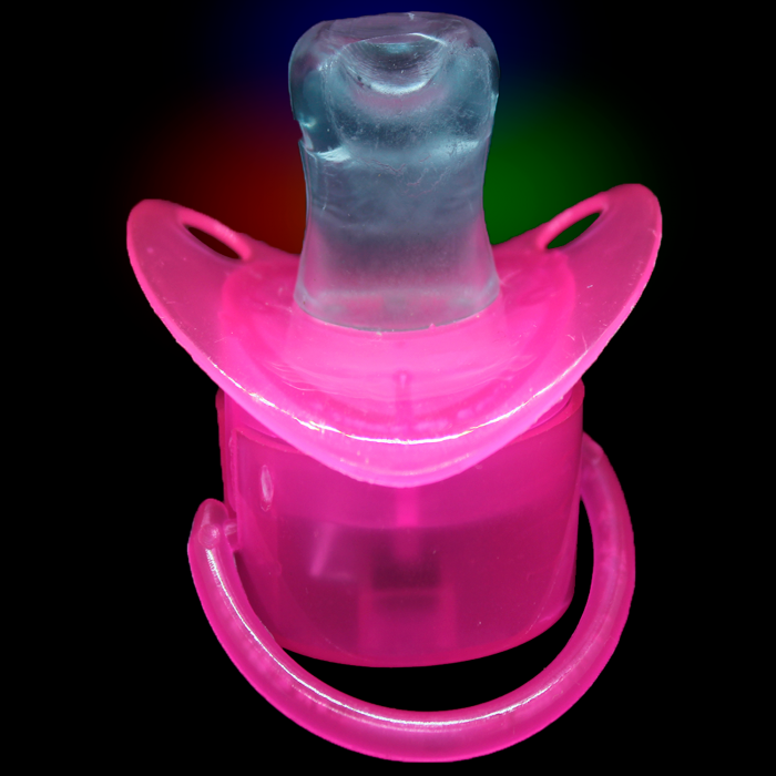 Light-Up Jokes Pacifier- Pink