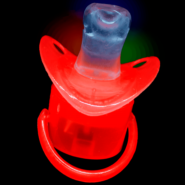 Light-Up Jokes Pacifier- Red