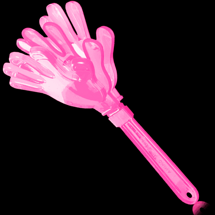 Light-Up Hand Clappers- Pink