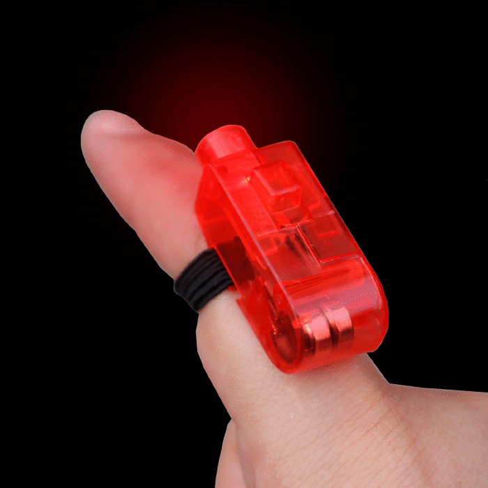 LED Finger Lights - Red