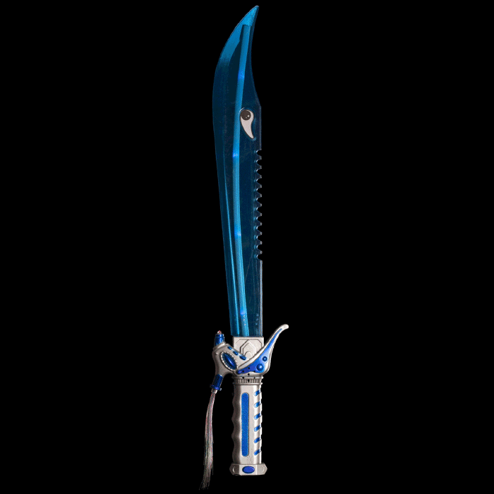 24" Fiber Optic Shark Sword 
