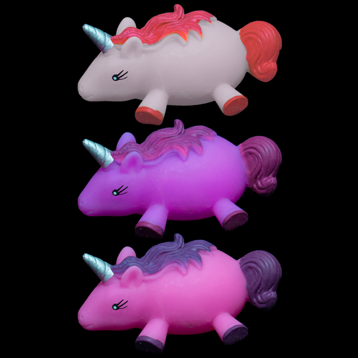 4" Light-Up Unicorn Puffers
