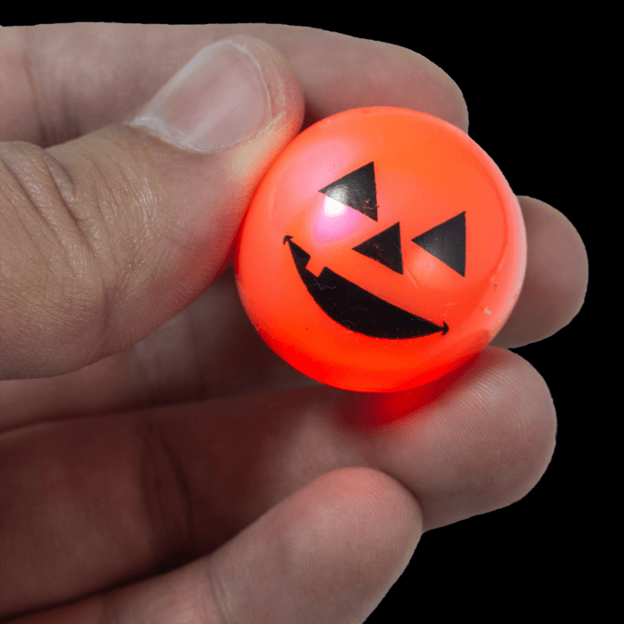 Halloween Ghouls LED Flashing Ring- Pumpkin