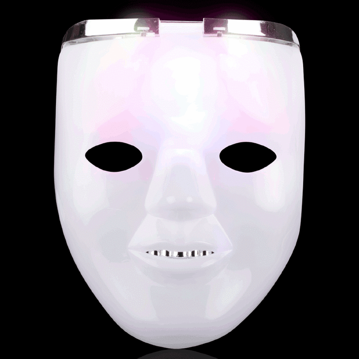 LED Light-Up Dual Halloween Mask