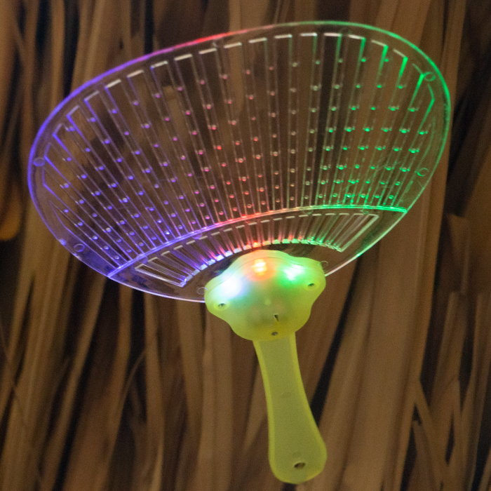 LED Light Up Flashing Fan