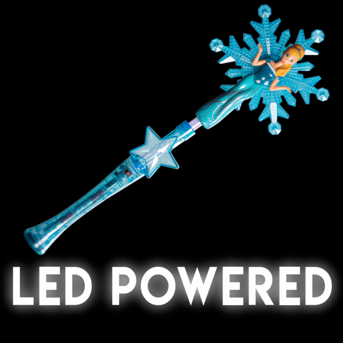 Light-Up Snowflake Princess Wand