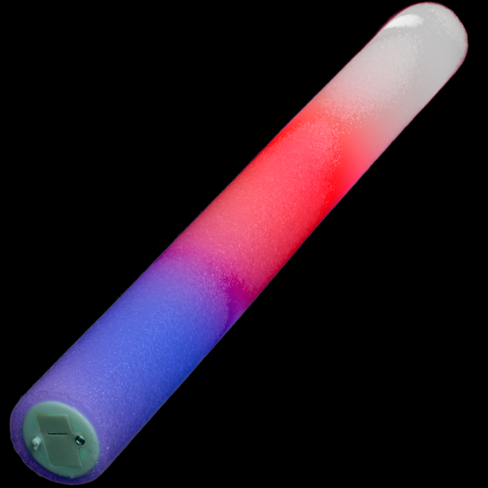 Fun Central AU265 Light Up Baton Red-White-Blue Cool Glow 