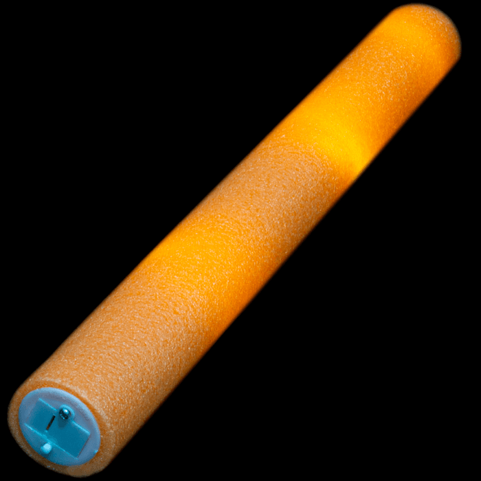 LED Light-Up Foam Stick Baton Supreme- Orange