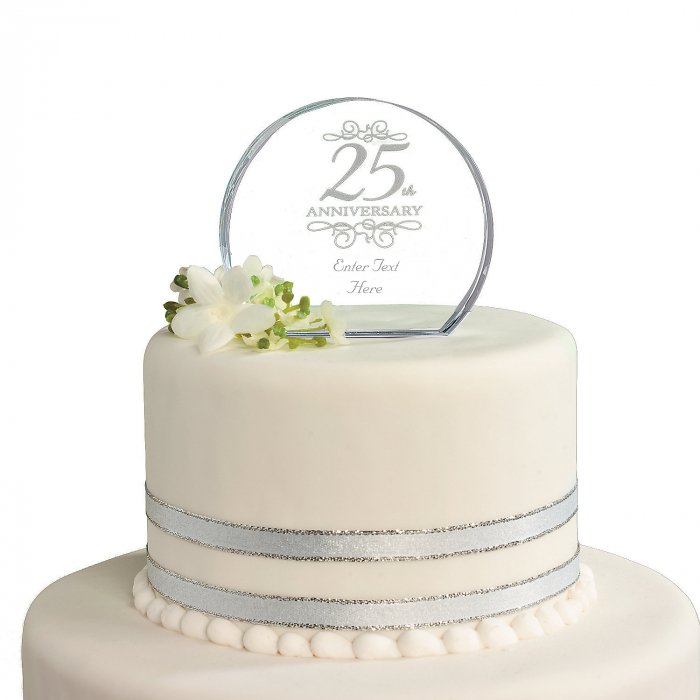 Silver jubilee 25th anniversary cake design 3 kg