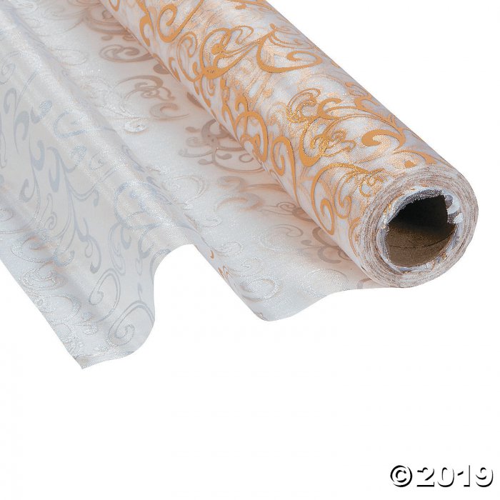 Gold & Silver Reversible Organza Roll (1 Roll(s))