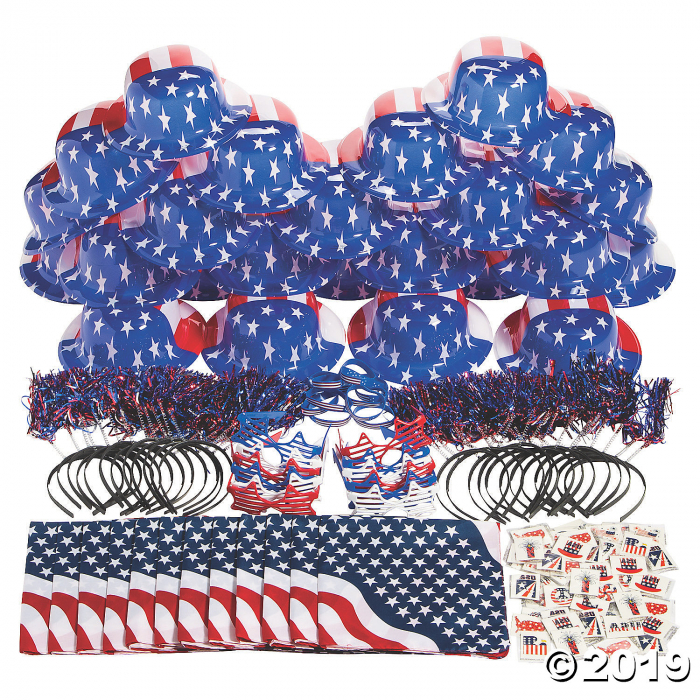 Patriotic Wearables Assortment for 48 (1 Set(s))