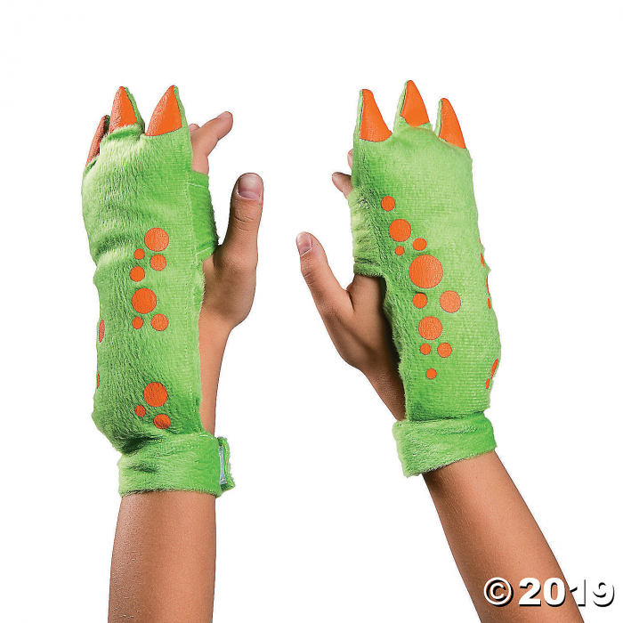 Plush Dinosaur Gloves (3 Pair)