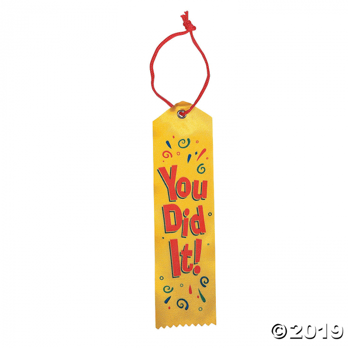 You Did It! Ribbons (Per Dozen) You Did It! Ribbons (Per Dozen)