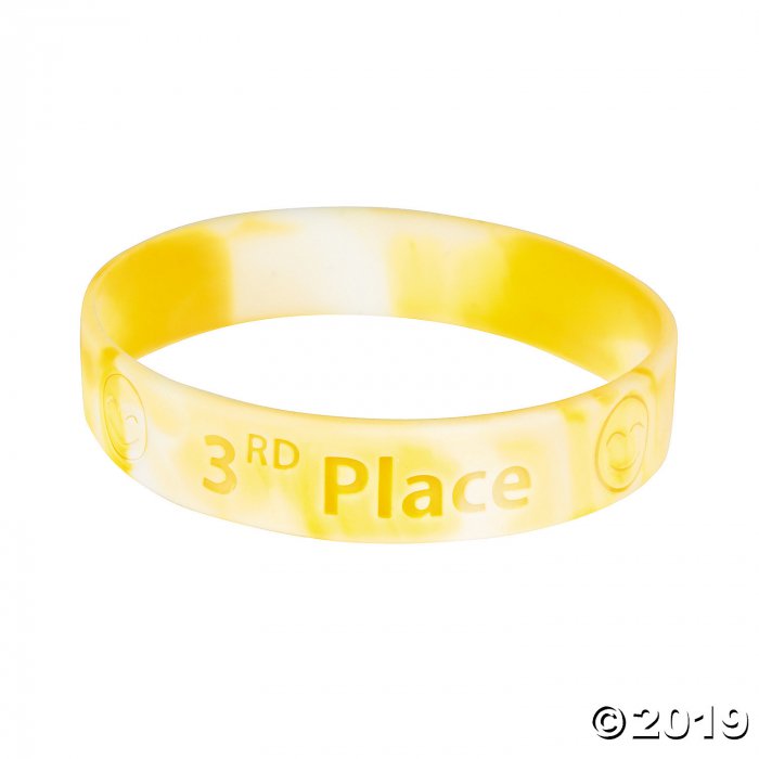 3rd Place Rubber Bracelets (24 Piece(s))