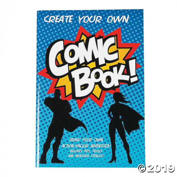 Create Your Own Comic Book Activity Pads (Per Dozen)