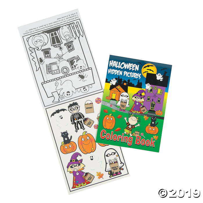 Halloween Image Hunt Coloring Books (24 Piece(s))