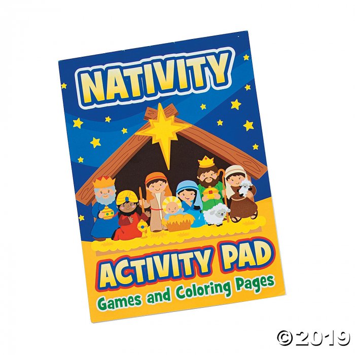 Nativity Activity Books with Stickers (24 Piece(s))
