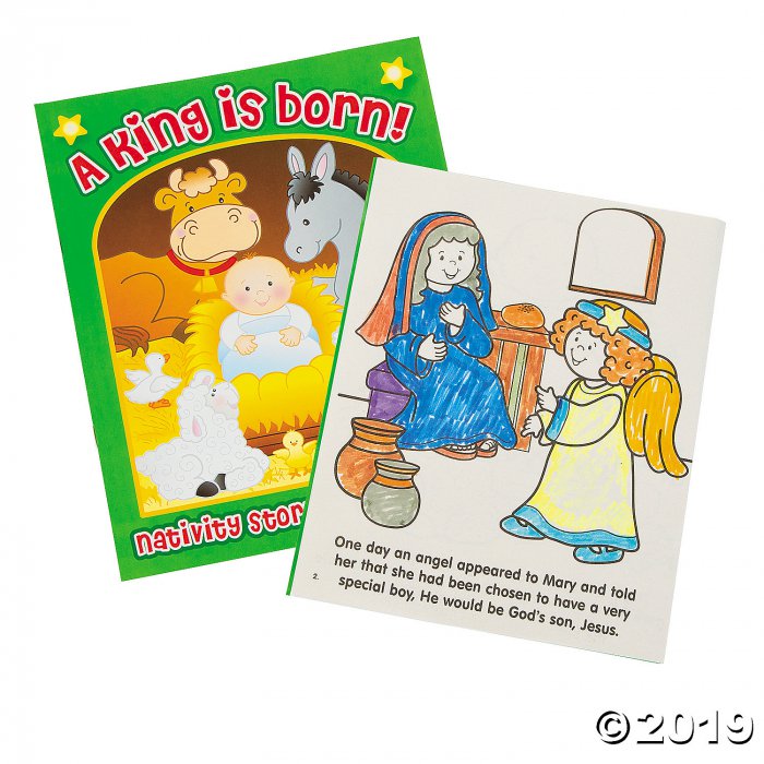 Nativity Story Coloring Books (Per Dozen)