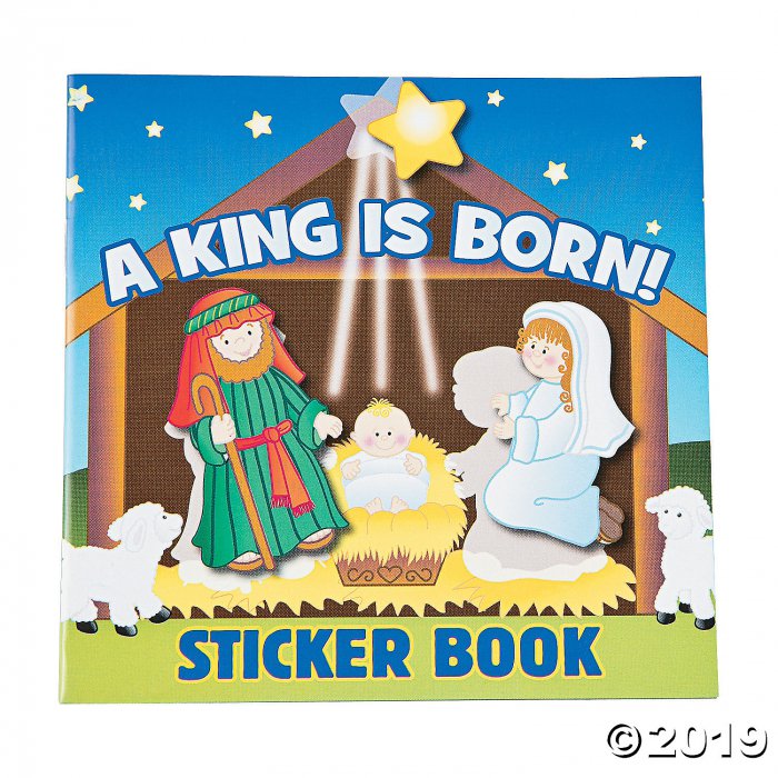 Nativity Sticker Books (Per Dozen)
