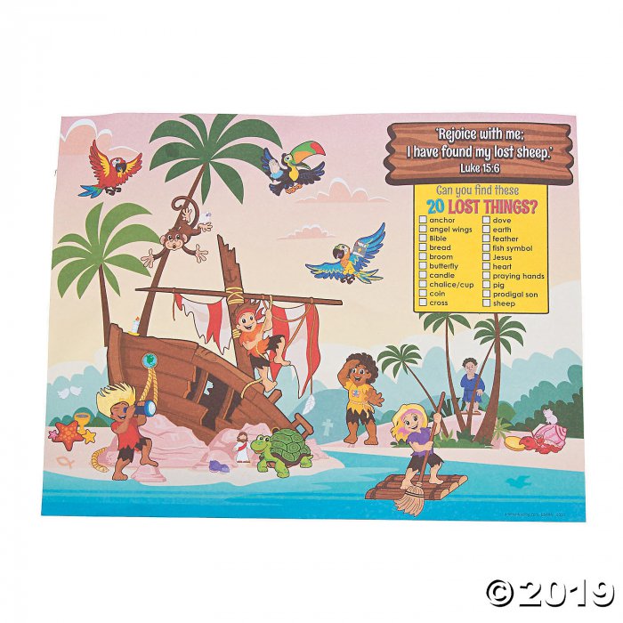 Island VBS Image Hunt Activity Sheets (50 Piece(s))