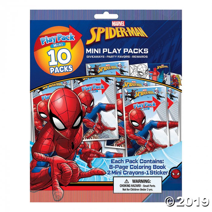 Marvel Spider-Man Mini Stationery Play Packs (10 Piece(s))