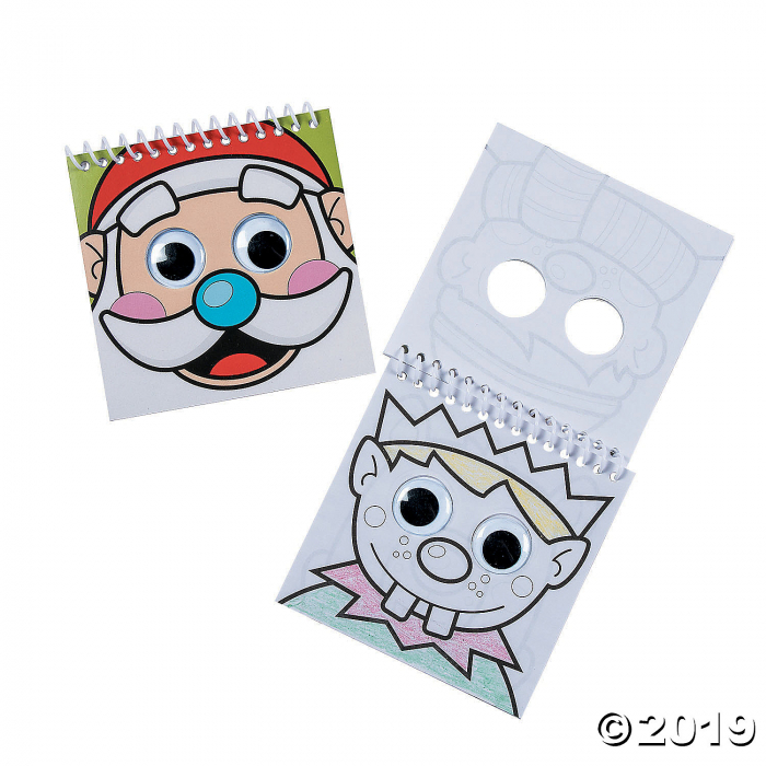 Christmas Googly Eye Coloring Books (Per Dozen)